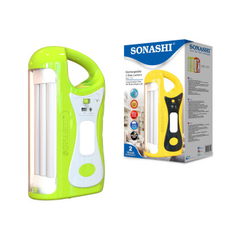 Sonashi Rechargeable 3 Side Lantern Green (SEL-721)