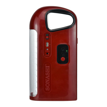 Sonashi Rechargeable Led Lantern Red Black-White (SEL-727B)