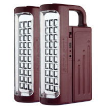 Sonashi Rechargeable Led Lantern 2Pcs Combo Pack Red (SEL-2244)