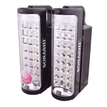 Sonashi Rechargeable Led Lantern 2Pcs Combo Pack Red (SEL-2244)