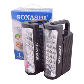 Sonashi Rechargeable Led Lantern 2Pcs Combo Pack Red (SEL-2244)