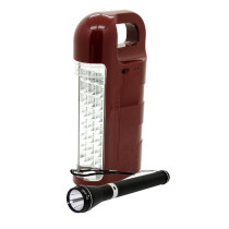 Sonashi Rechargeable Emergency Lantern & Led Torch Combo Sel677+Slt182 Combo (SEL-3366)