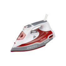Sonashi Steam Iron With Ceramic Soleplate - 2200W Red-White (SI-5067N)
