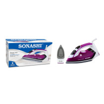 Sonashi Steam Iron With Ceramic Soleplate -2400W Purple (SI-5068C)