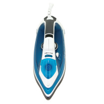 Sonashi Steam Iron With Ceramic Soleplate -2400W D-Blue-White (SI-5075C)