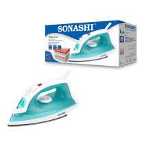 Sonashi Steam Iron With Non-Stick Soleplate-1600W Green (SI-5077T)