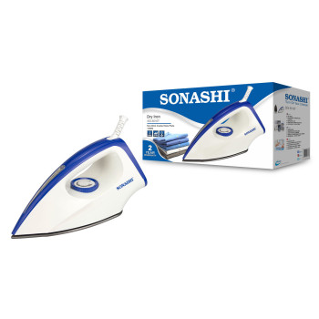 Sonashi Dry Iron Blue-White, 2 Years Warranty (SDI-6016T)