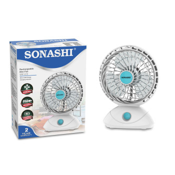 Sonashi Rechargeable Mini Fan, SRF-015