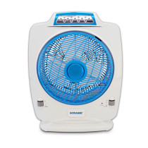 Sonashi 12'' Rech Oscillating Fan /Super Briht Led 10 PcsWith 18 Hrs Working, 2 Years Warranty (SRF-512)