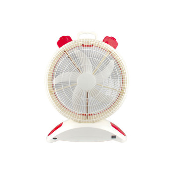 Sonashi 14" Rechargeable Fan Red-White, 2 Years Warranty (SRF-614)