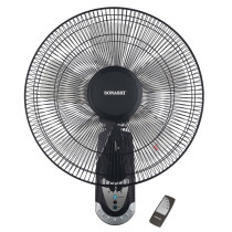 Sonashi 16 Wall Fan With Remote Control Black, 2 Years Warranty (SF-8007-WR)