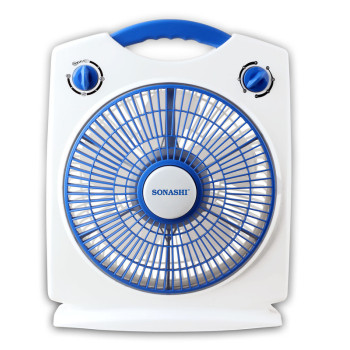 Sonashi 10" Box Fan Blue, 2 Years Warranty (SBF-7030)