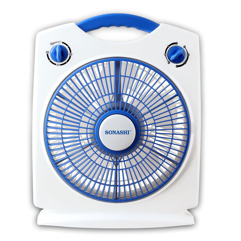 Sonashi 10" Box Fan Blue, 2 Years Warranty (SBF-7030)