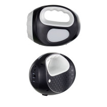 Sonashi Rechargeable Torch Speaker Black-White, 2 Years Warranty (STS-201)
