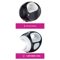 Sonashi Rechargeable Torch Speaker Black-White, 2 Years Warranty (STS-201)