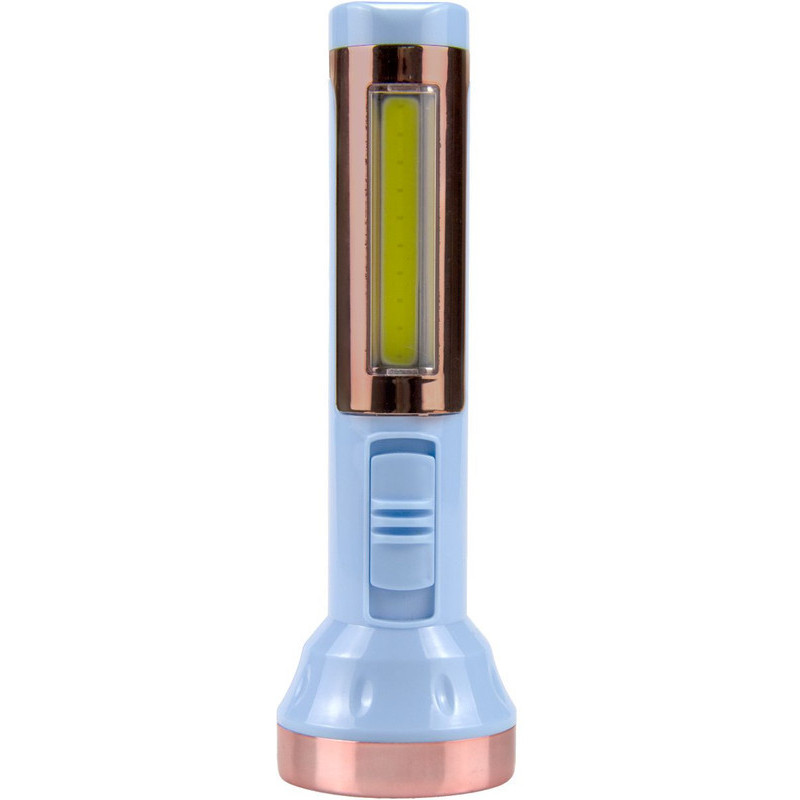 Sonashi Rechargeable Led Torch With Micro Usb & Mobile Charge Function Blue (SPLT-121U)