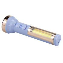 Sonashi Rechargeable Led Torch With Micro Usb & Mobile Charge Function Blue (SPLT-121U)