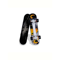 Jaspo Cruiser Longboard Concave Standard Skate Board For Kids Teens And Adults Surf Board Black
