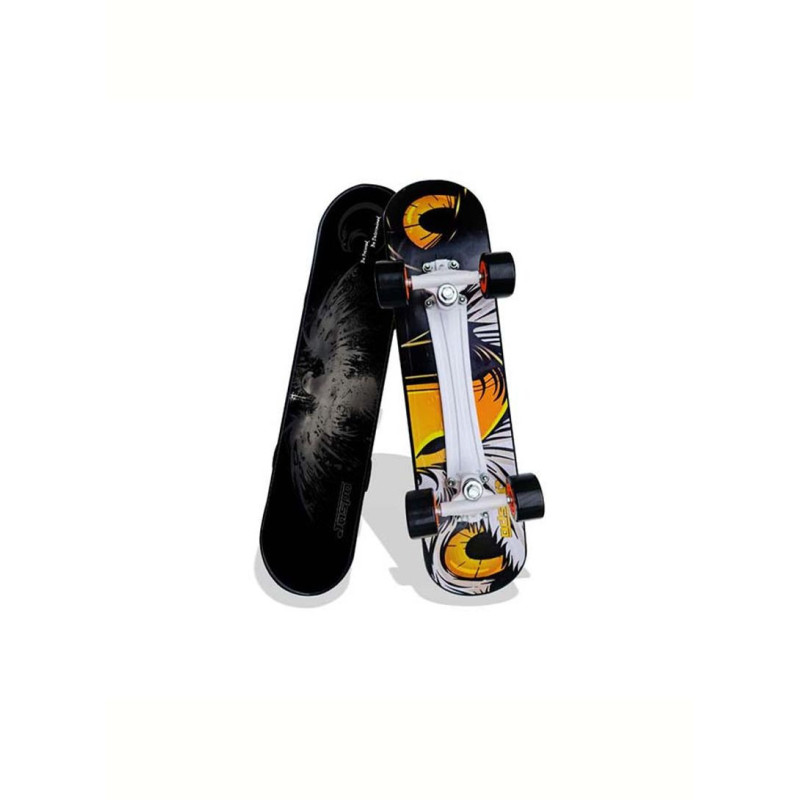 Jaspo Cruiser Longboard Concave Standard Skate Board For Kids Teens And Adults Surf Board Black