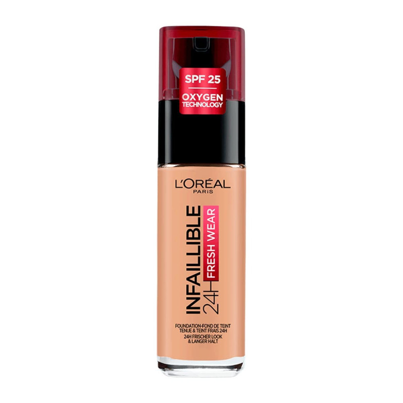 L'Oreal - Infaillible 24H Fresh Wear Foundation - 220 Sable Sand For Women Everyday Makeup Use