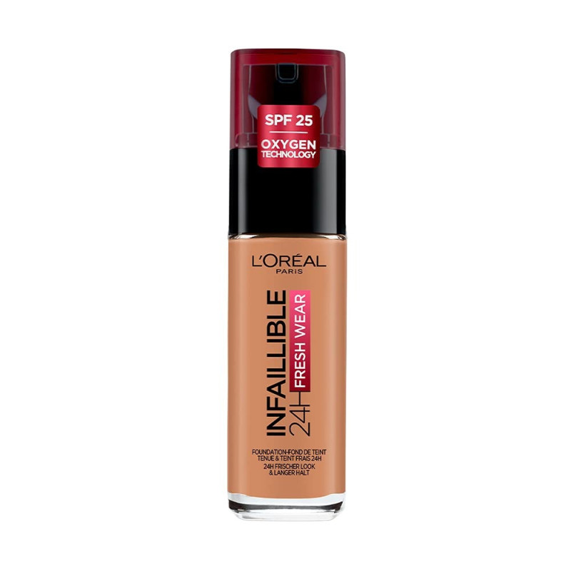 L'Oreal - Infaillible 24H Fresh Wear Foundation - 320 Caramel Toffee For Women Everyday Makeup Use