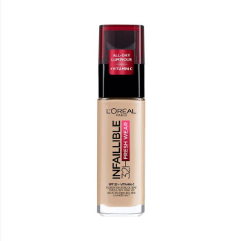 L'Oreal - Infallible Foundation 24H Fresh Wear - 130 Skin Beige For Women Everyday Makeup Use