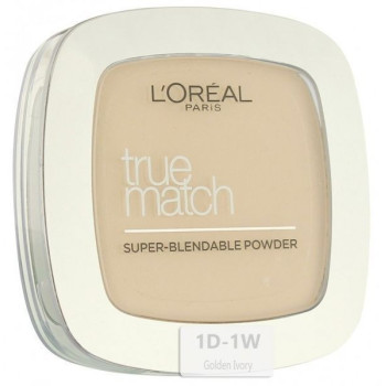 L'Oreal - True Match The Minerals Powder Brush Foundation - D1-W1 Golden Ivory For Women Everyday Makeup Use