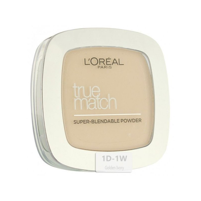 L'Oreal - True Match The Minerals Powder Brush Foundation - D1-W1 Golden Ivory For Women Everyday Makeup Use