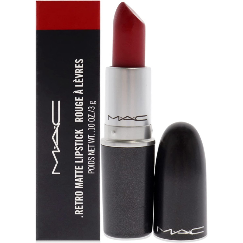 Mac - 707 Ruby Woo Lipstick - 3 g For Women Everyday Makeup Use