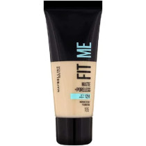 Maybelline - Fit Me Matte + Poreless - 105 Natural Ivory For Women Everyday Makeup Use