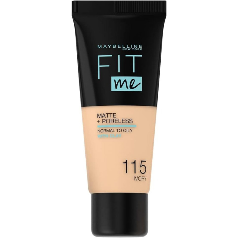 Maybelline - Fit Me Matte + Poreless - 115 Ivory For Women Everyday Makeup Use