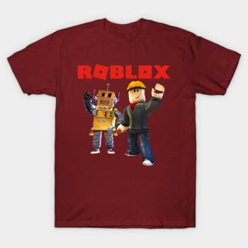 Roblox Builder Boys T-Shirt Maroon