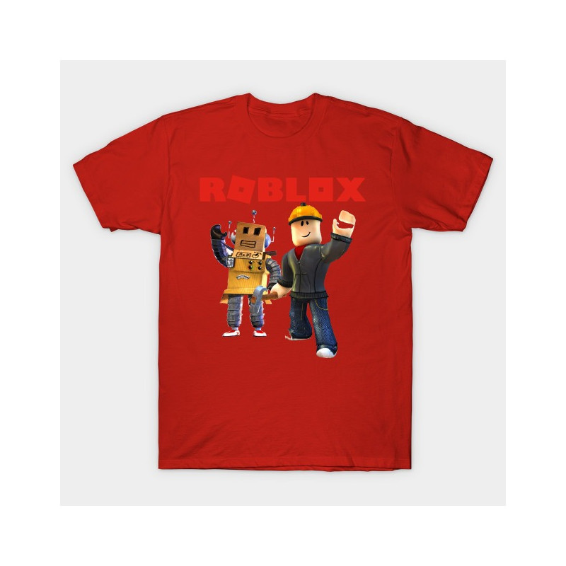 Roblox Builder Boys T-Shirt Red