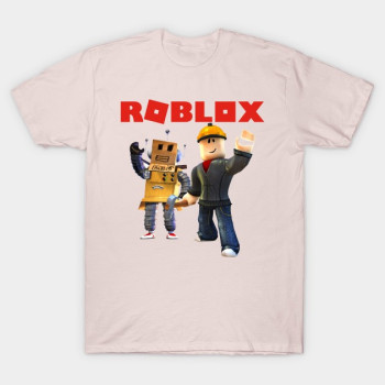 Roblox Builder Boys T-Shirt Soft Pink