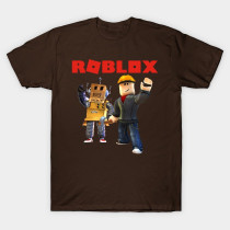 Roblox Builder Boys T-Shirt Brown