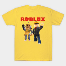 Roblox Builder Boys T-Shirt Yellow