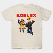 Roblox Builder Boys T-Shirt Creme