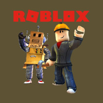 Roblox Builder Boys T-Shirt Military Green