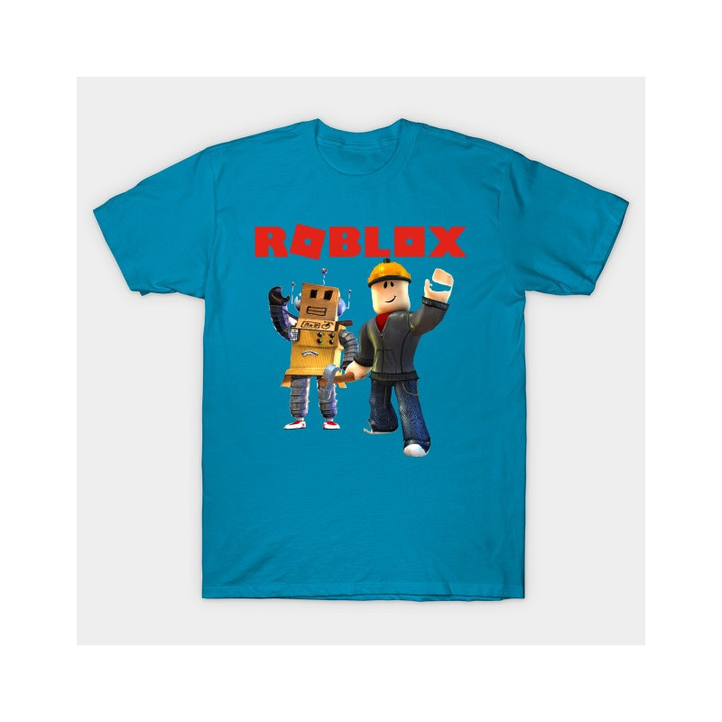 Roblox Builder Boys T-Shirt Teal