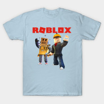 Roblox Builder Boys T-Shirt Light Blue