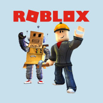 Roblox Builder Boys T-Shirt Light Blue