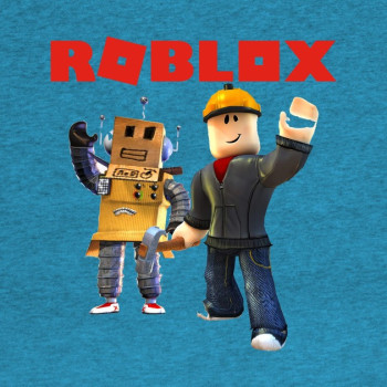 Roblox Builder Boys T-Shirt Turquoise Heather