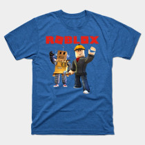 Roblox Builder Boys T-Shirt Royal Heather