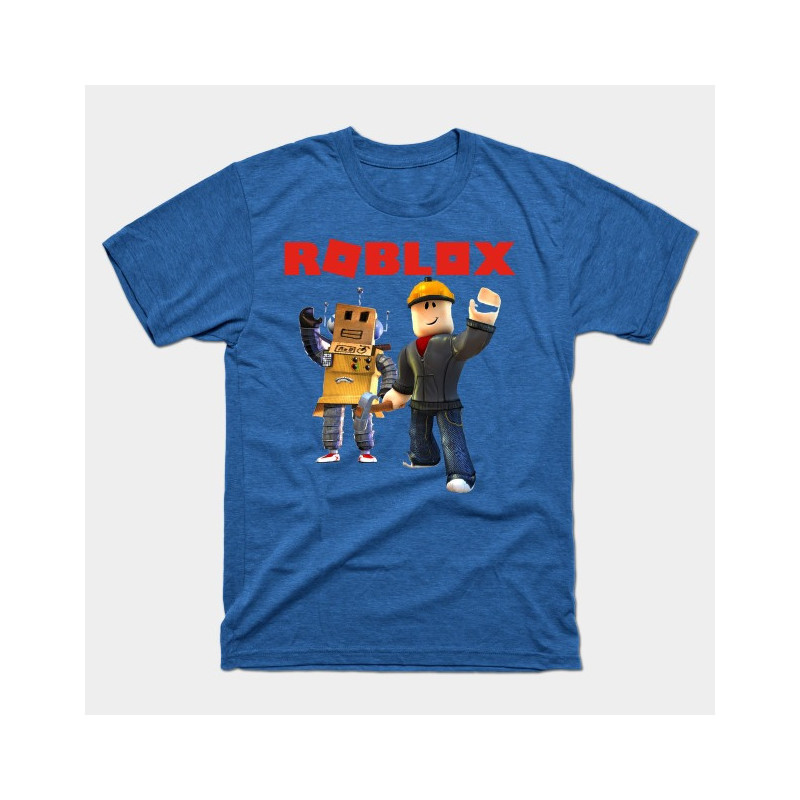 Roblox Builder Boys T-Shirt Royal Heather