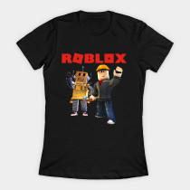 Roblox Builder Girls T-Shirt Black