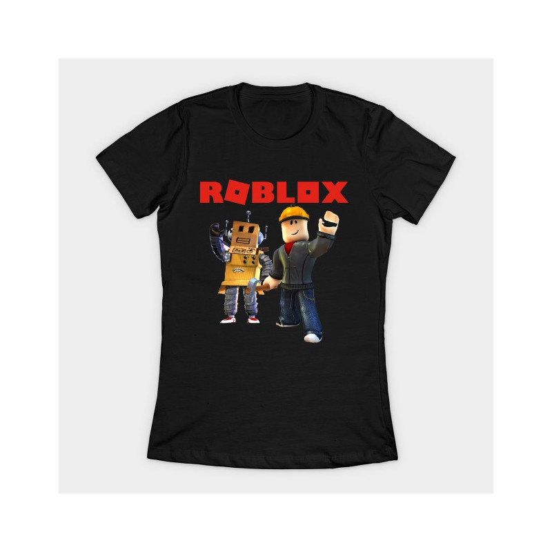 Roblox Builder Girls T-Shirt Black
