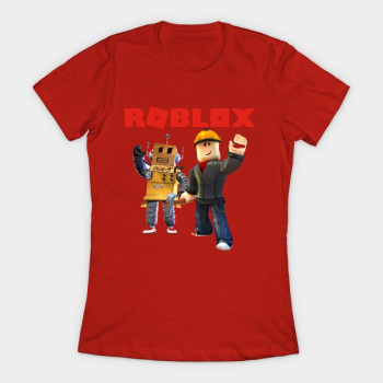 Roblox Builder Girls T-Shirt Red