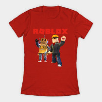 Roblox Builder Girls T-Shirt Red