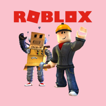 Roblox Builder Girls T-Shirt Soft Pink