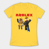 Roblox Builder Girls T-Shirt Yellow